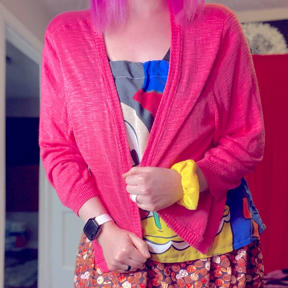 Torrid pink sweater